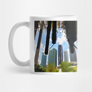 gardens in miami city the landscape of buildings Mug